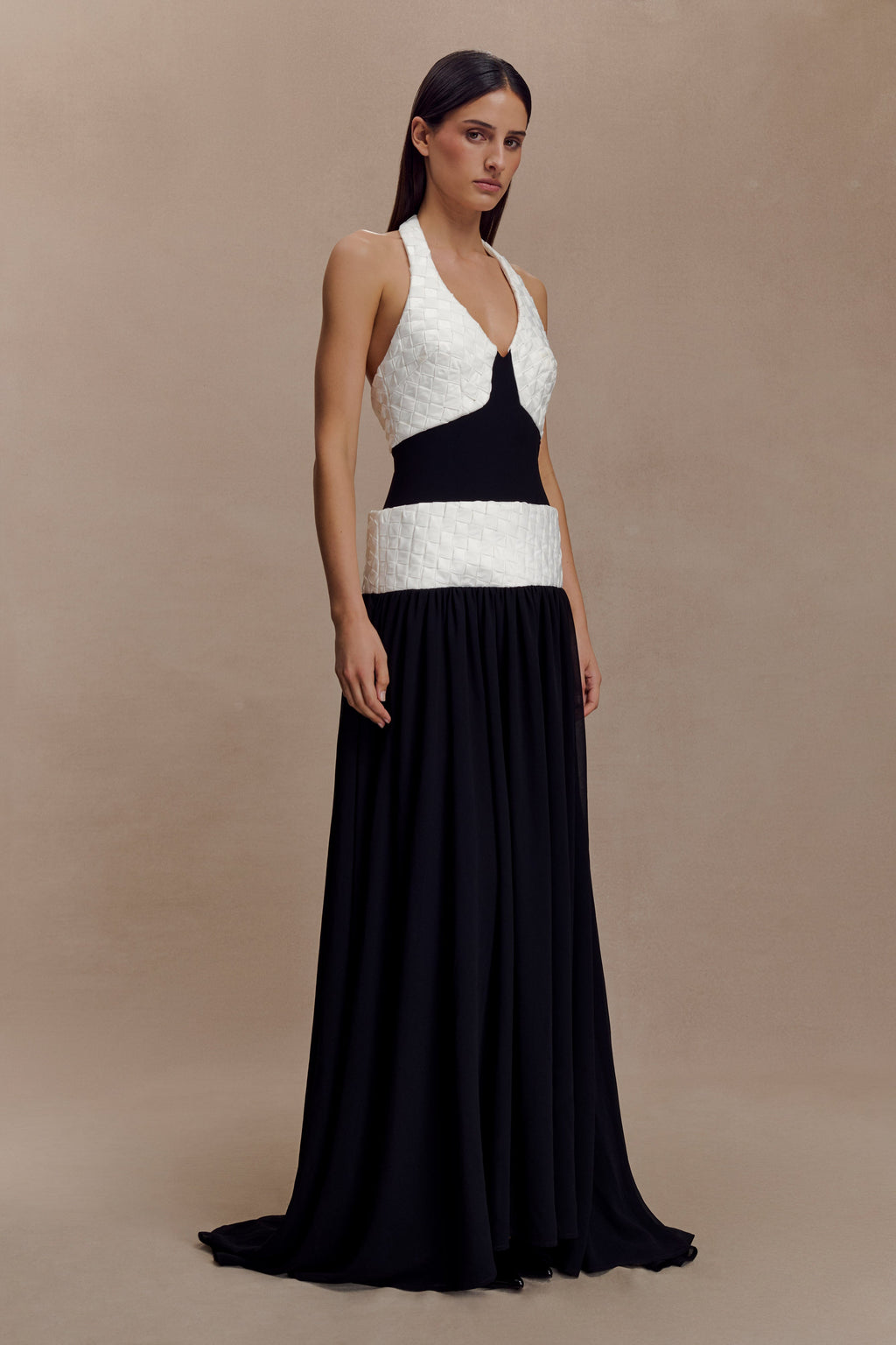 Celine Chiffon Maxi Dress