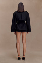 Alden Short Trench Jacket in Black – Chic&Drifts