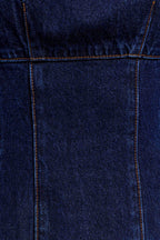 Cosmala Denim Long Sleeve Mini Dress in Indigo Blue – Chic&Drifts
