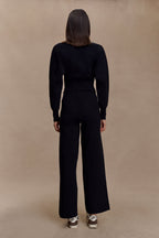 Kerrymae Straight Leg Knit Trousers in Black – Chic&Drifts