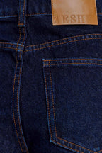 Carlene Cuffed Denim Shorts in Indigo Blue – Chic&Drifts