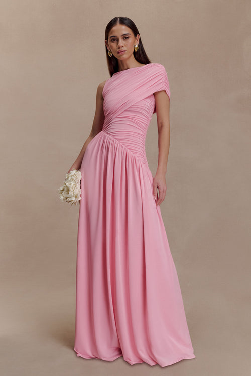 Ayeshya Slinky Asymmetric Maxi Dress