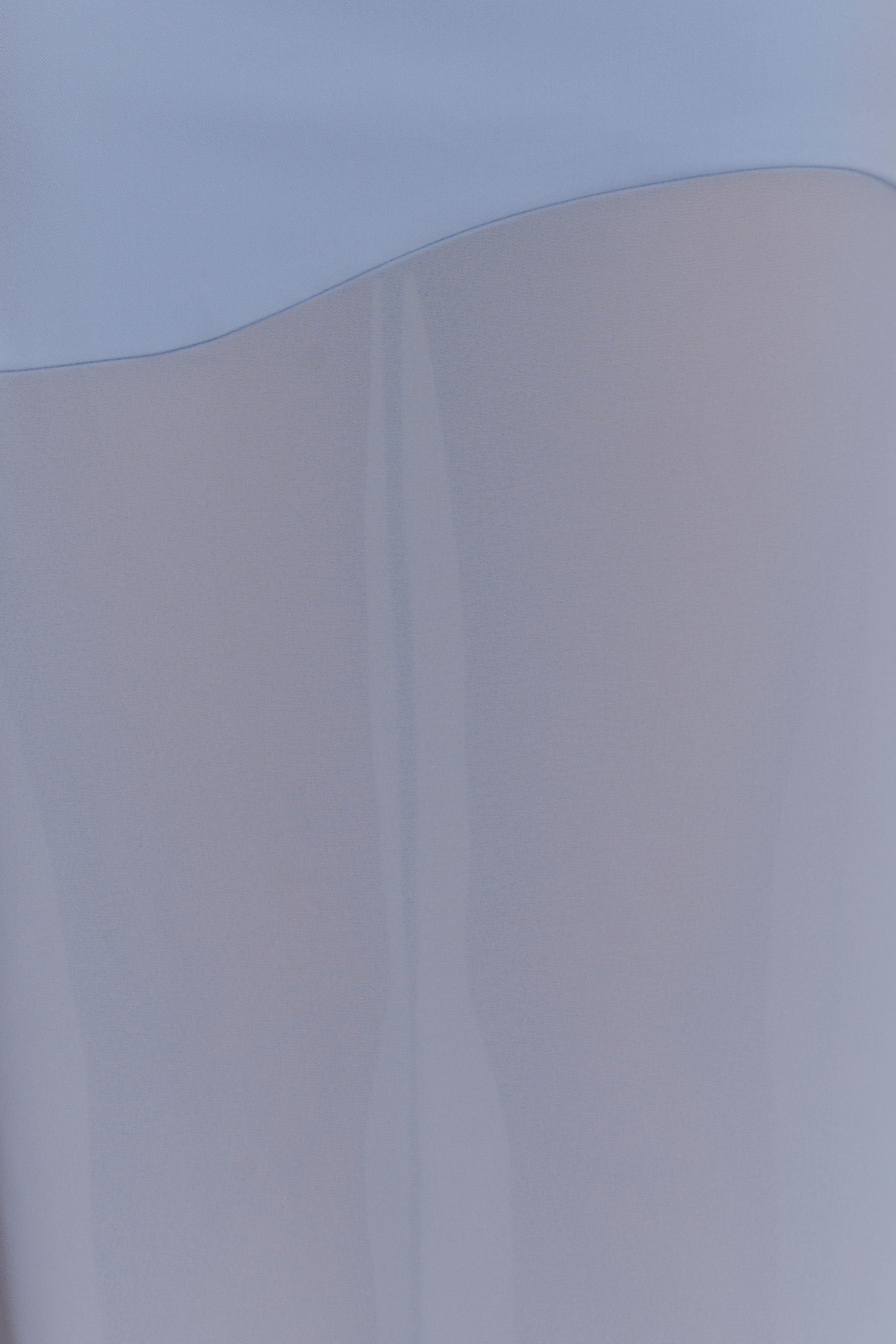 Mason Crepe And Chiffon Maxi Dress