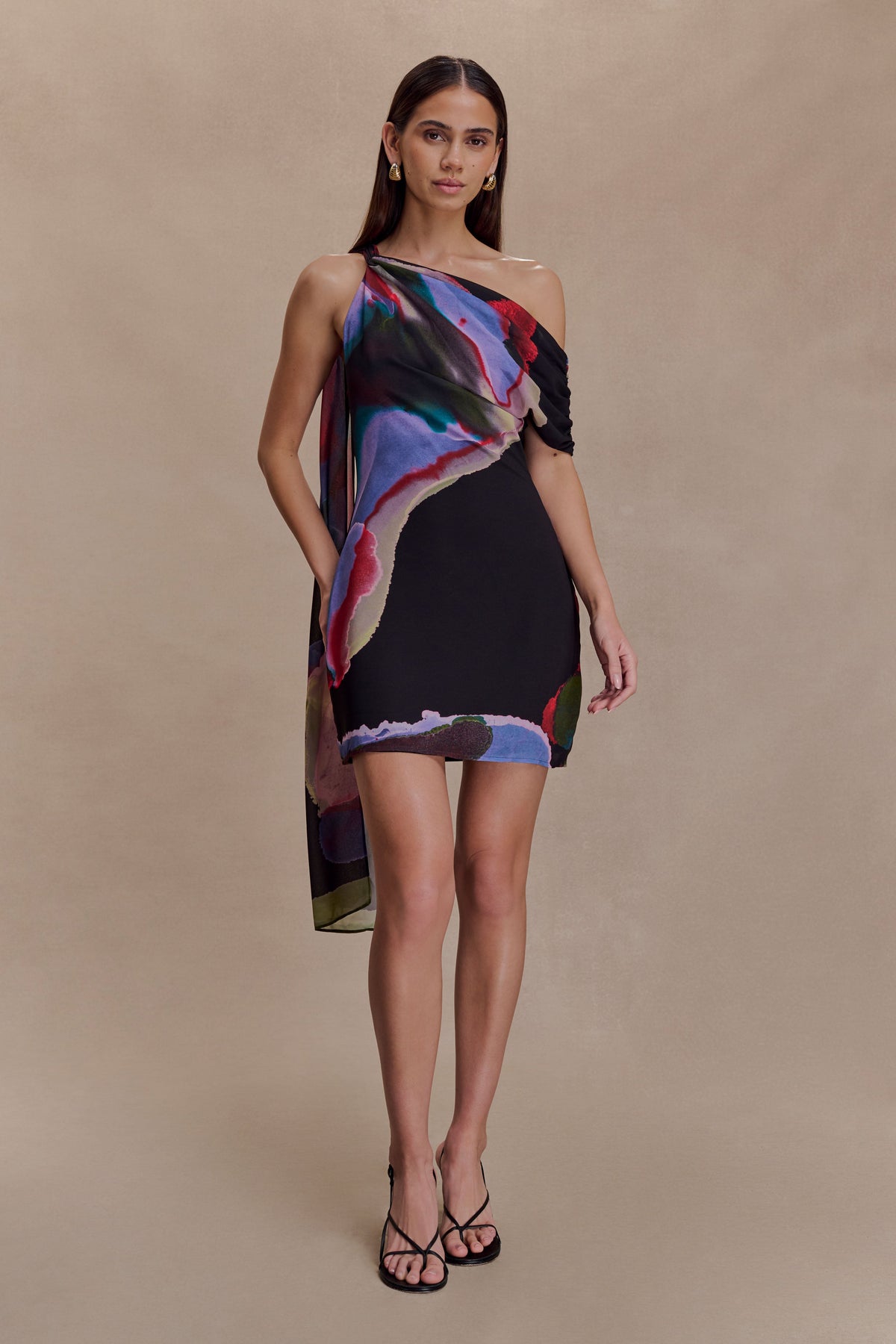 Daisie Chiffon Mini Dress