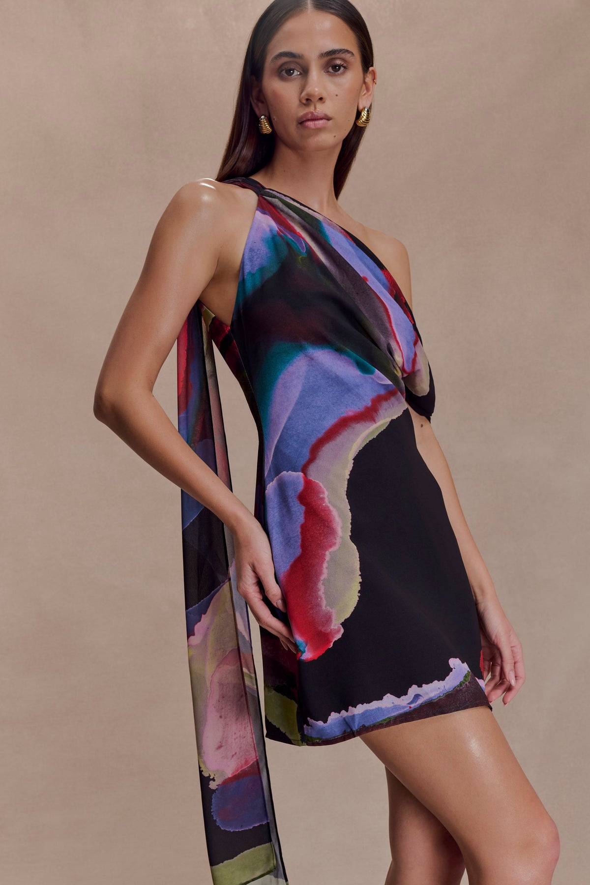 Daisie Chiffon Mini Dress