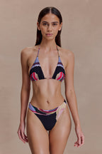 Brianna Triangle Bikini Top in Multi Fluid Reverie Print – Chic&Drifts