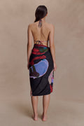 Evie Chiffon Sarong in Multi Fluid Reverie Print – Chic&Drifts