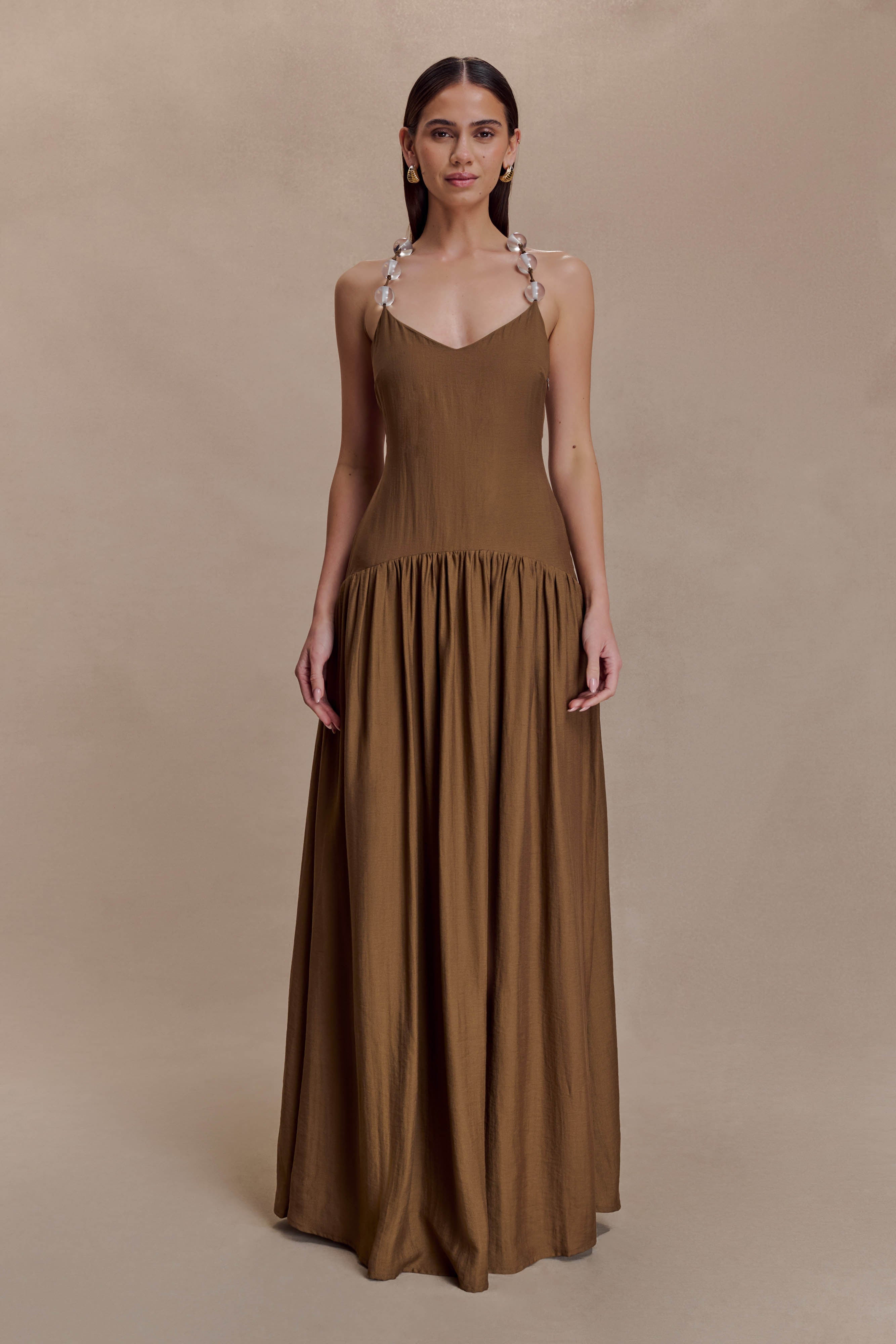 Darling Linen Maxi Dress
