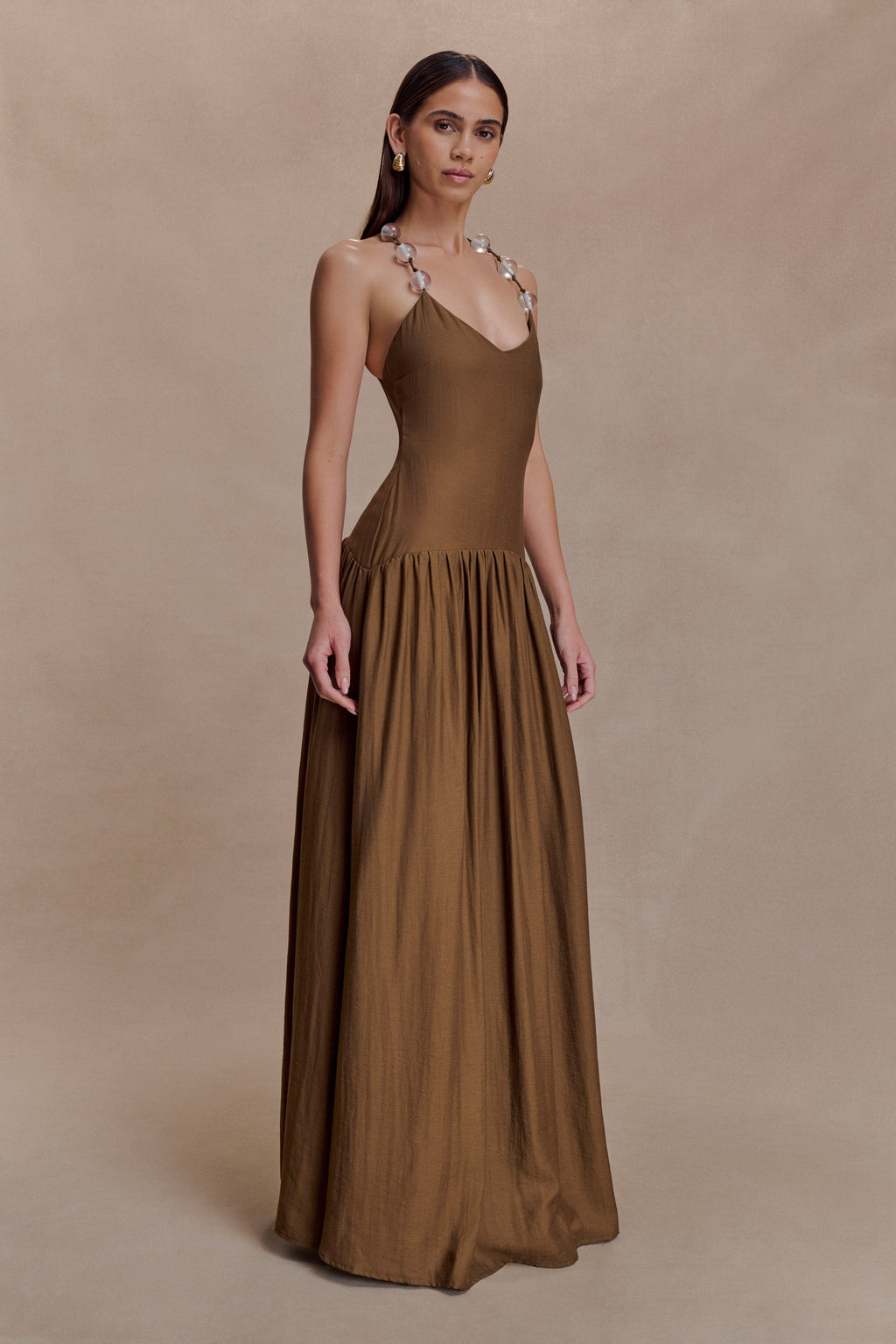 Darling Linen Maxi Dress