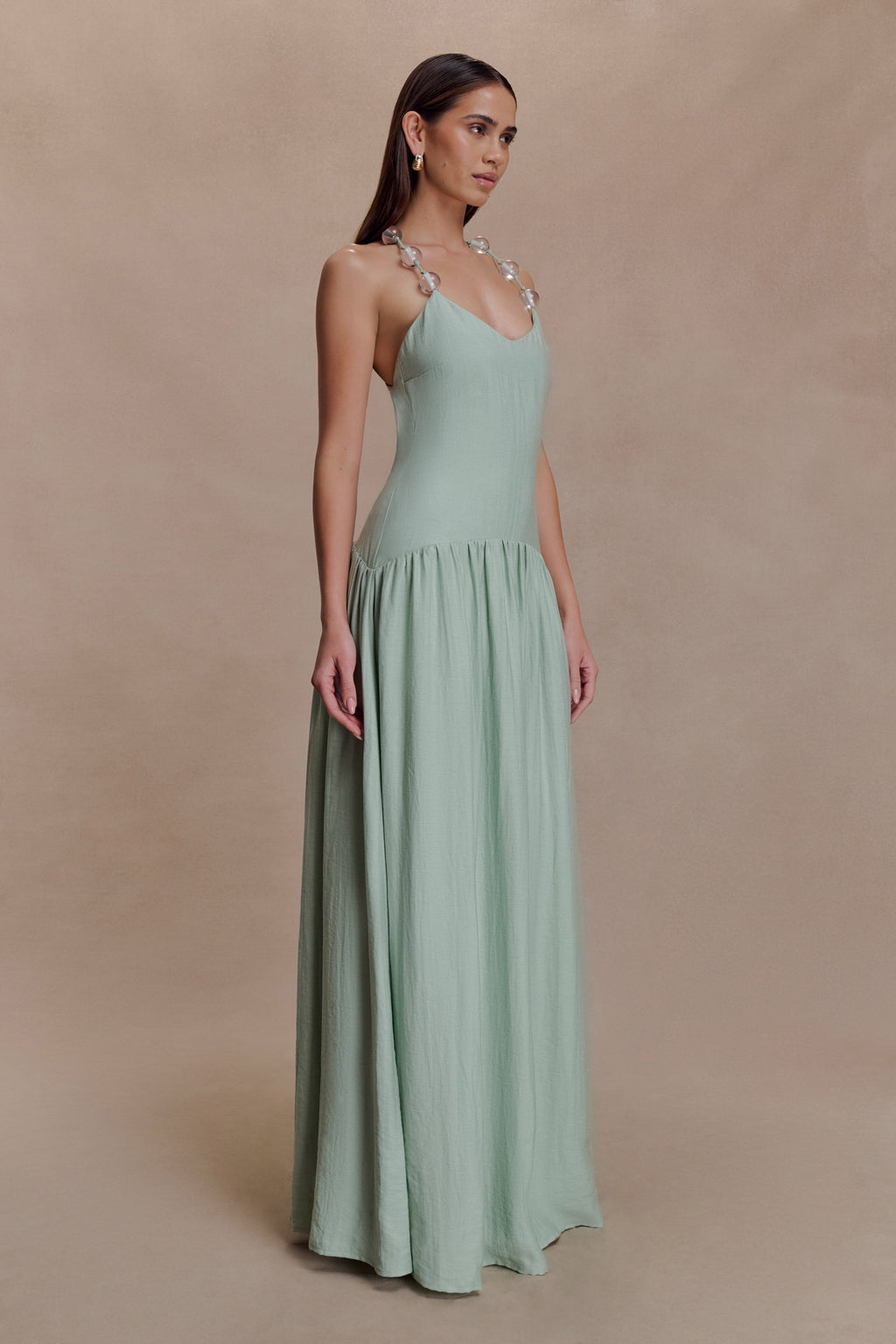 Darling Linen Maxi Dress