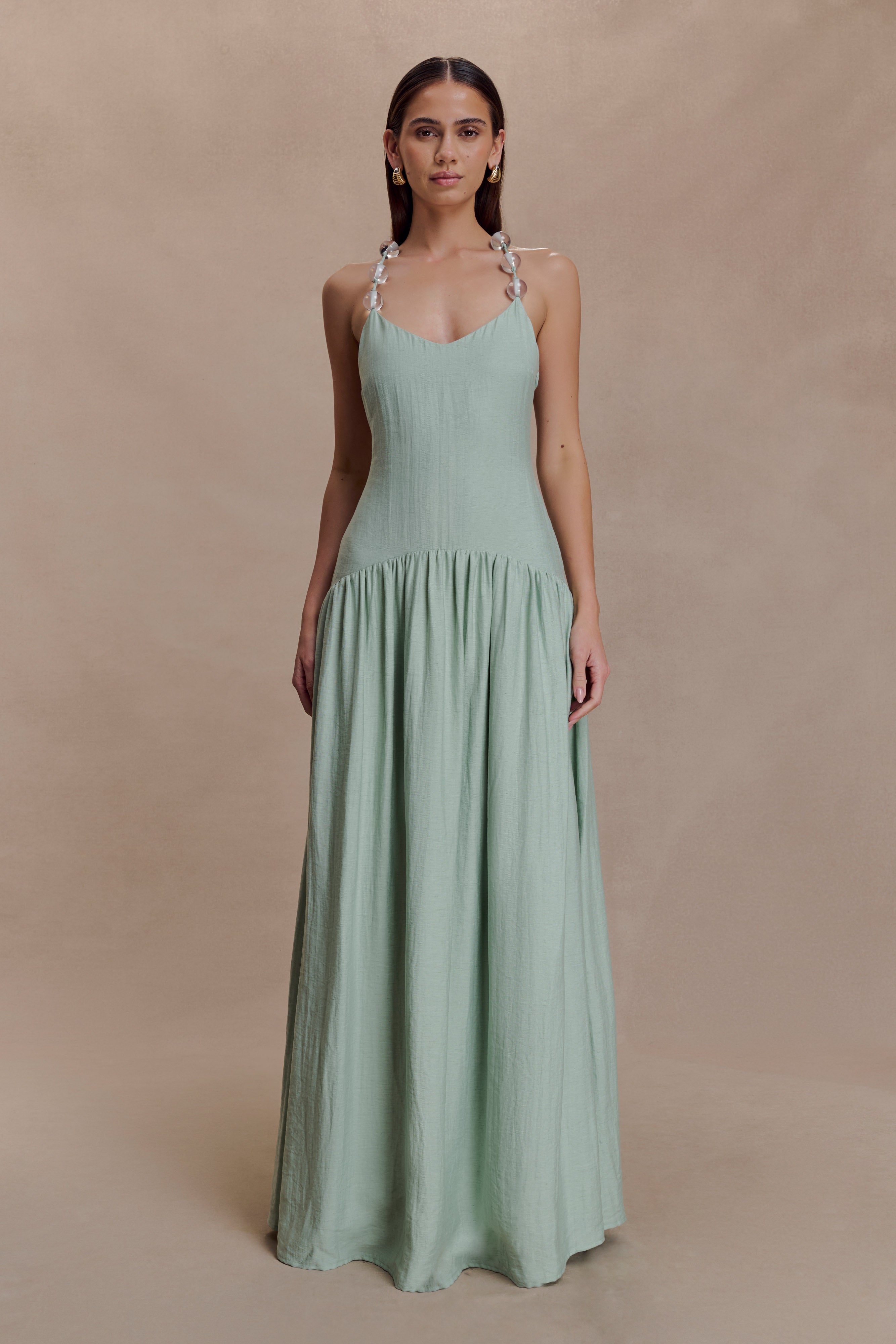 Darling Linen Maxi Dress