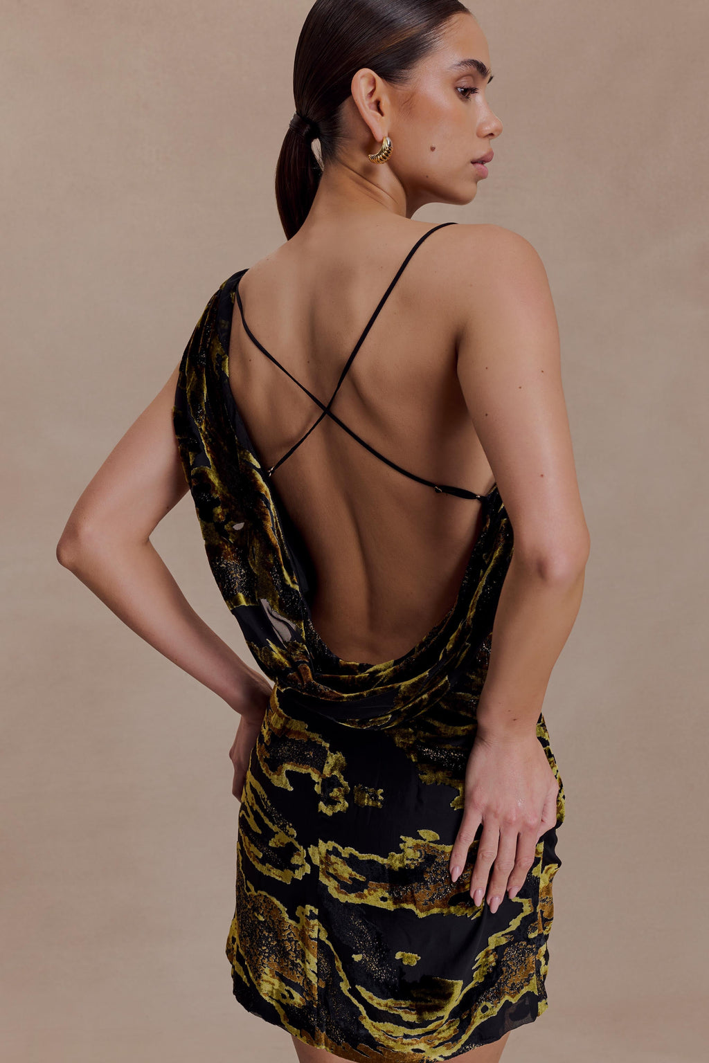 Ayana Cross Back Mini Dress