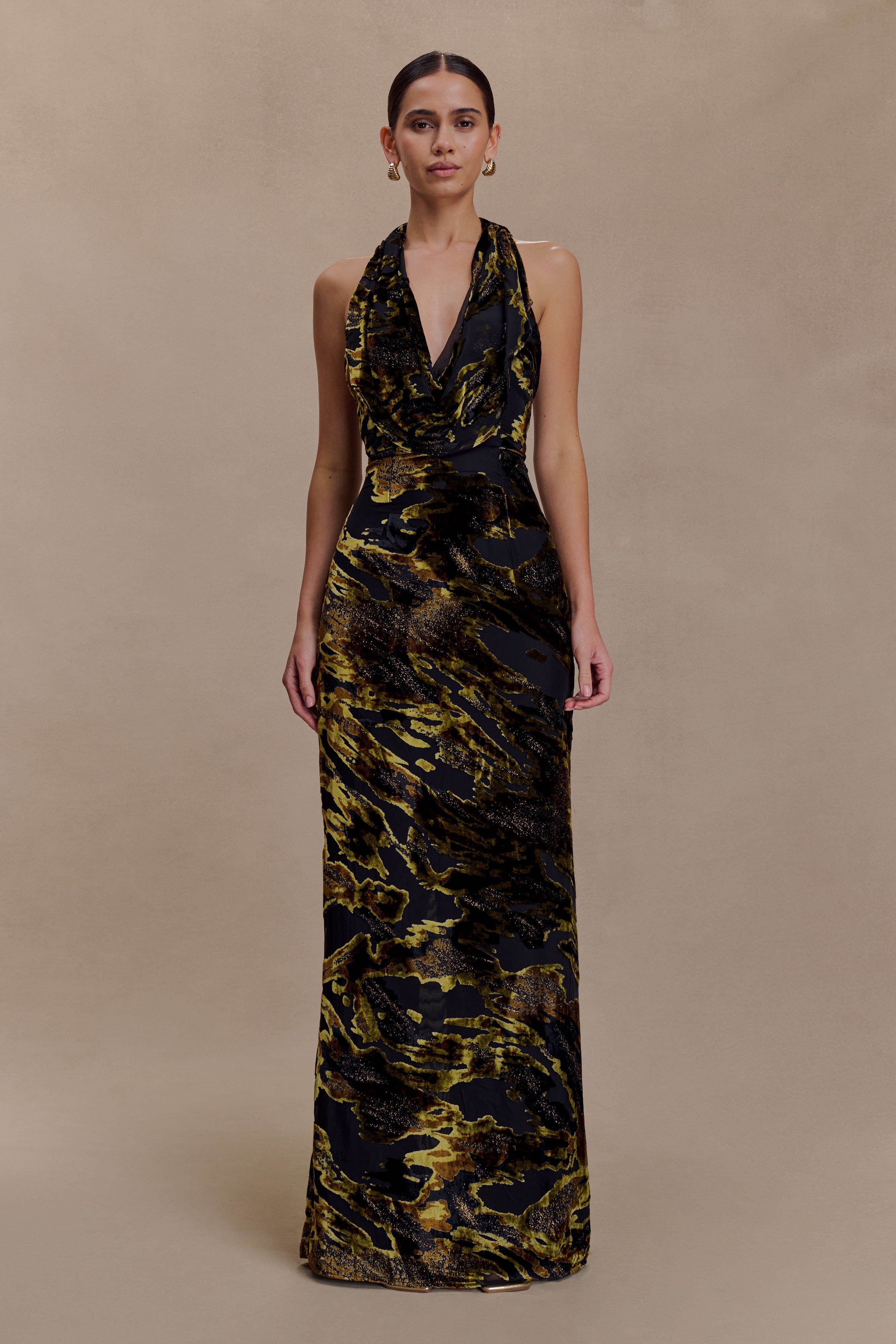 Talila Cowl Front Maxi Dress