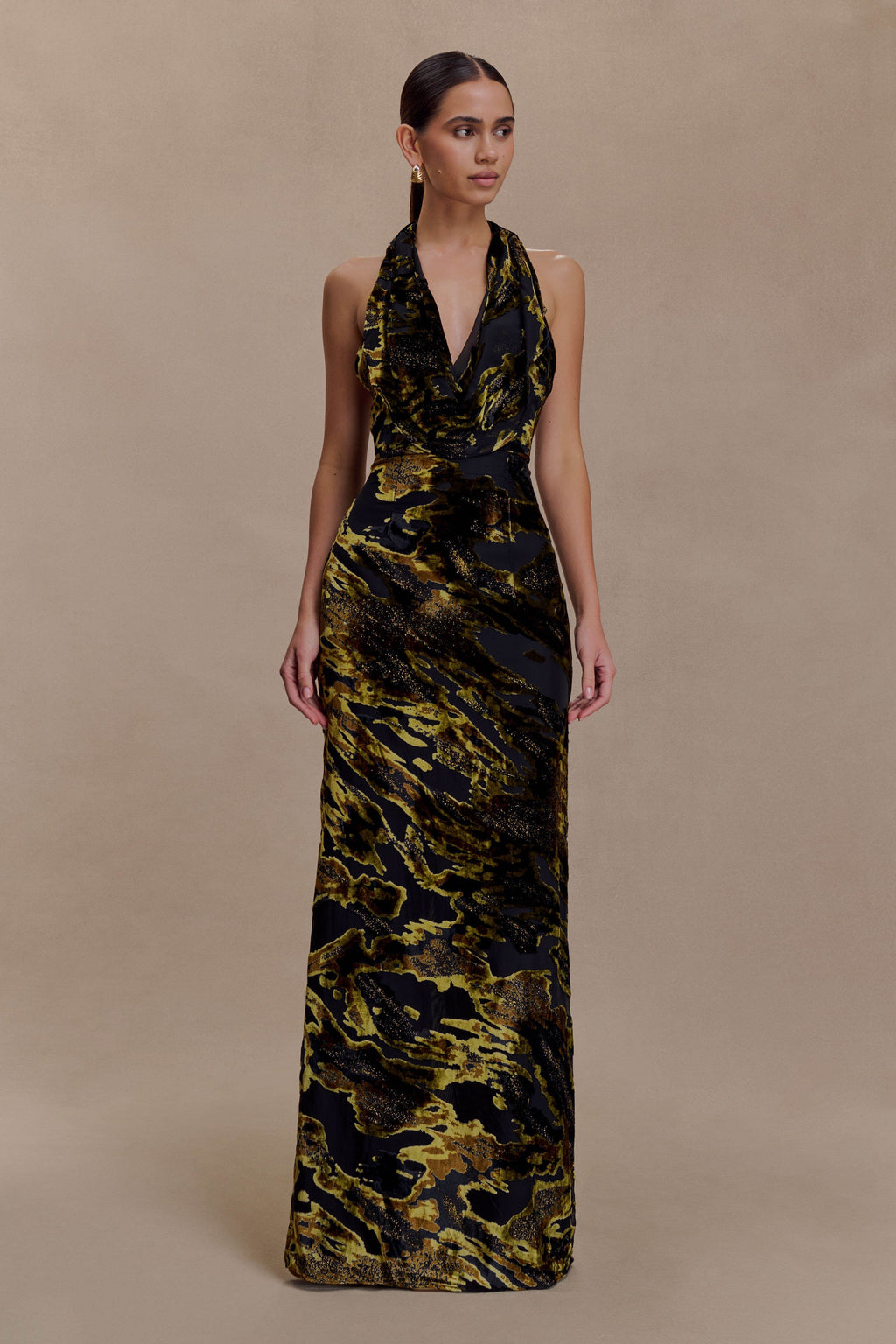 Talila Cowl Front Maxi Dress