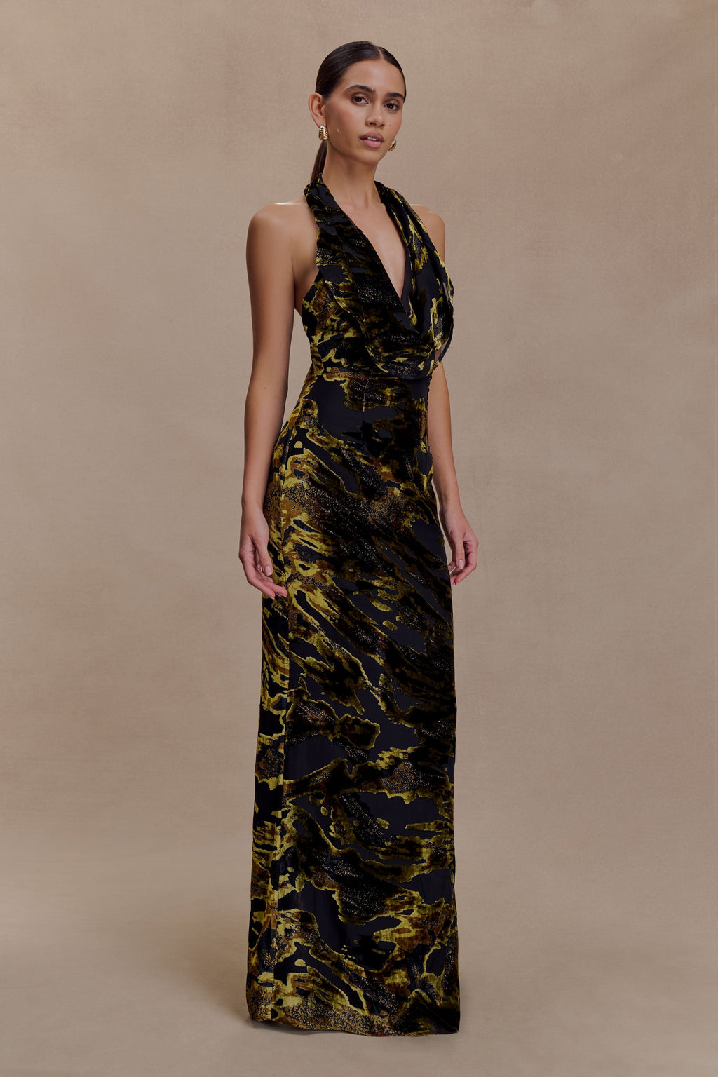 Talila Cowl Front Maxi Dress
