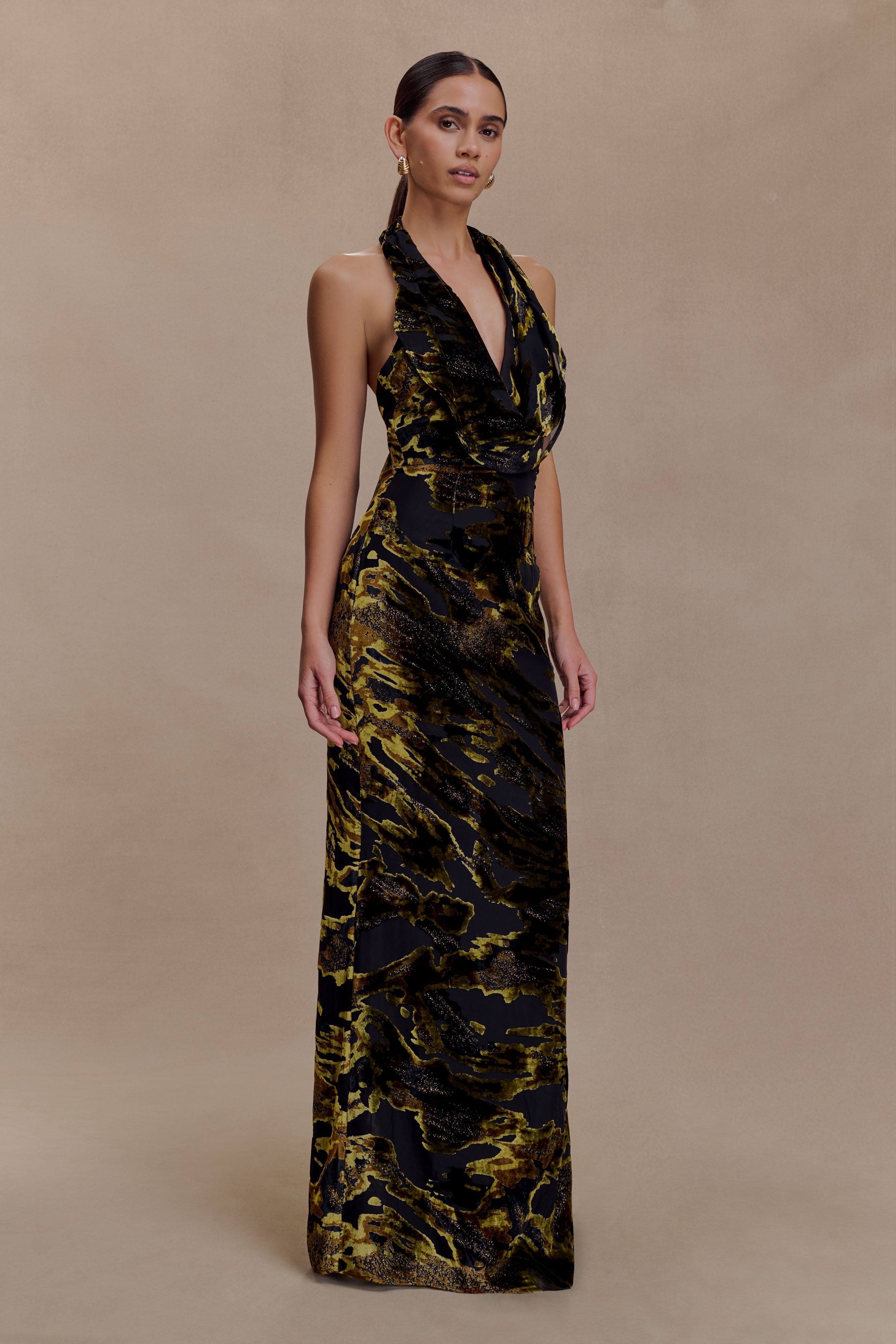 Talila Cowl Front Maxi Dress