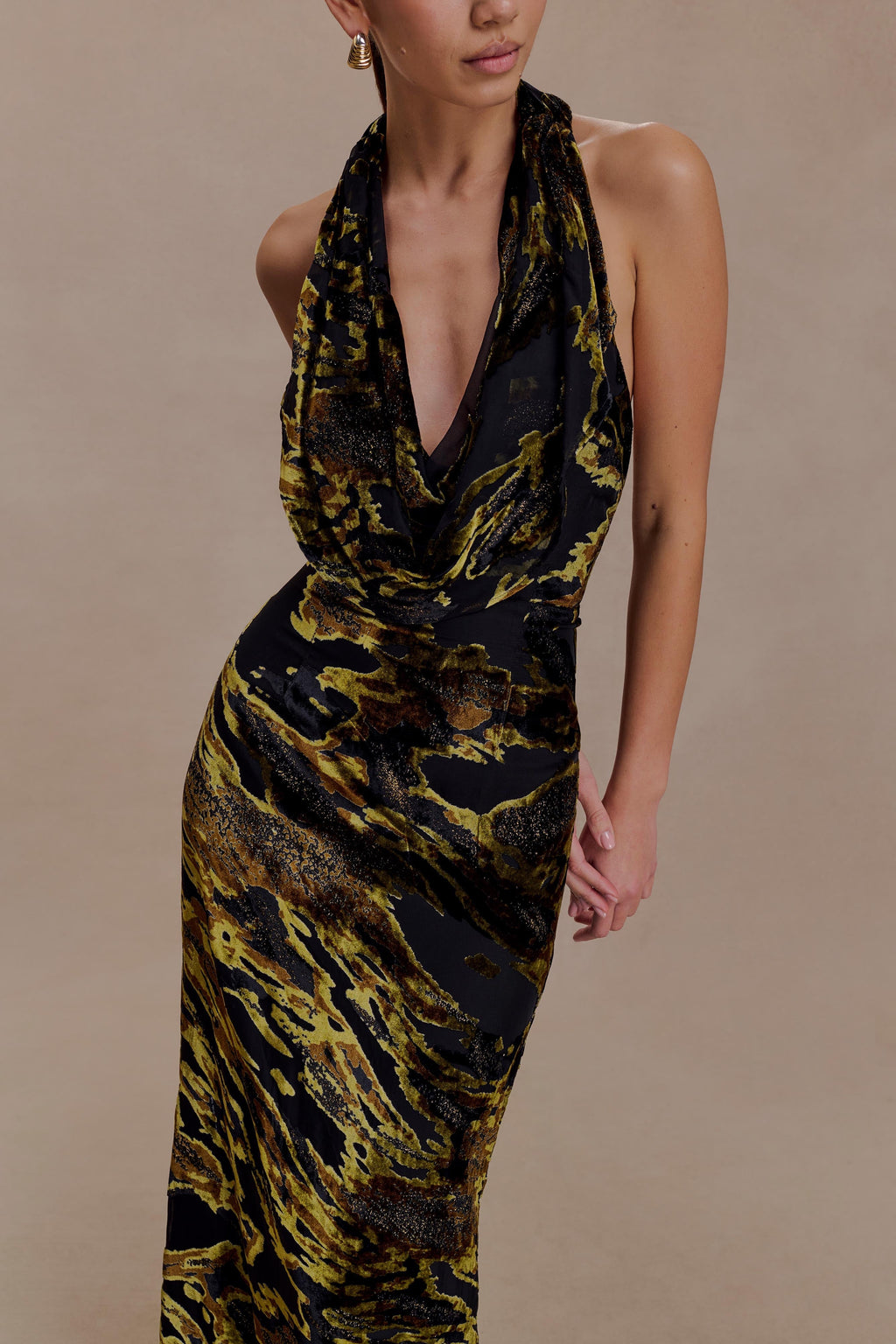 Talila Cowl Front Maxi Dress