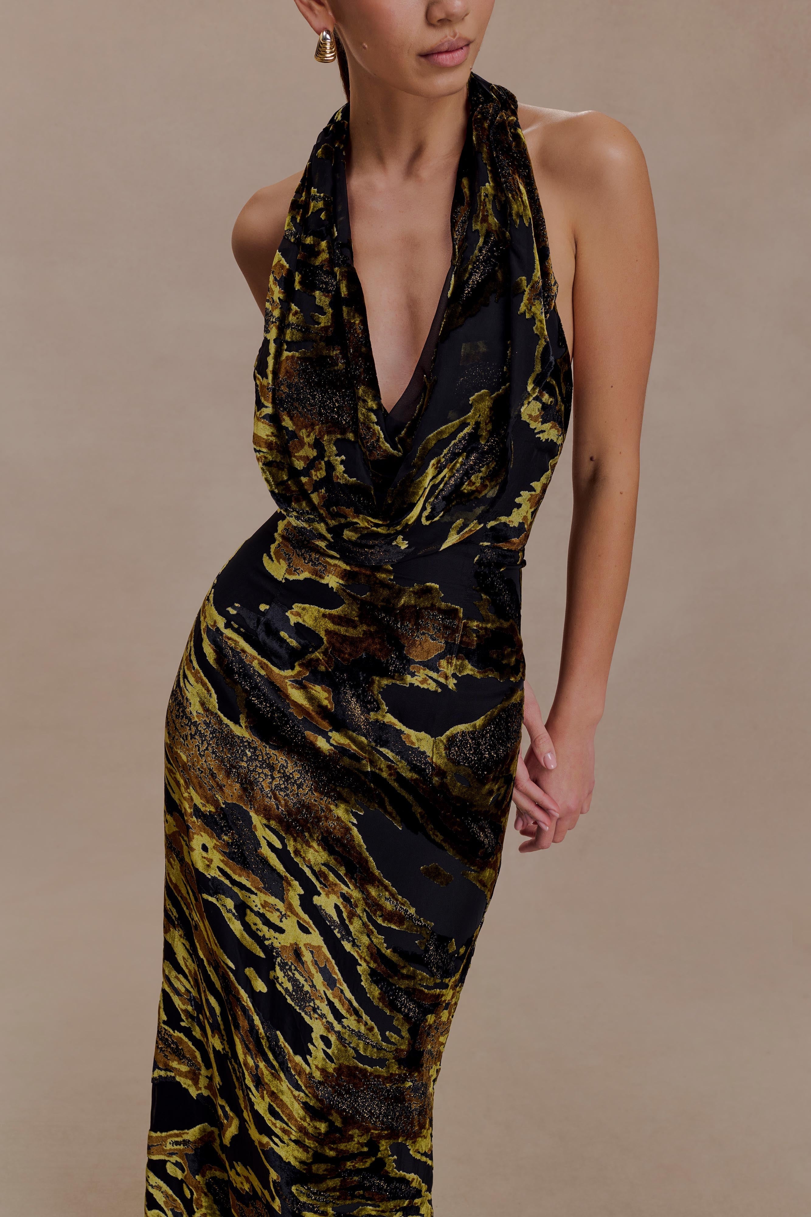 Talila Cowl Front Maxi Dress