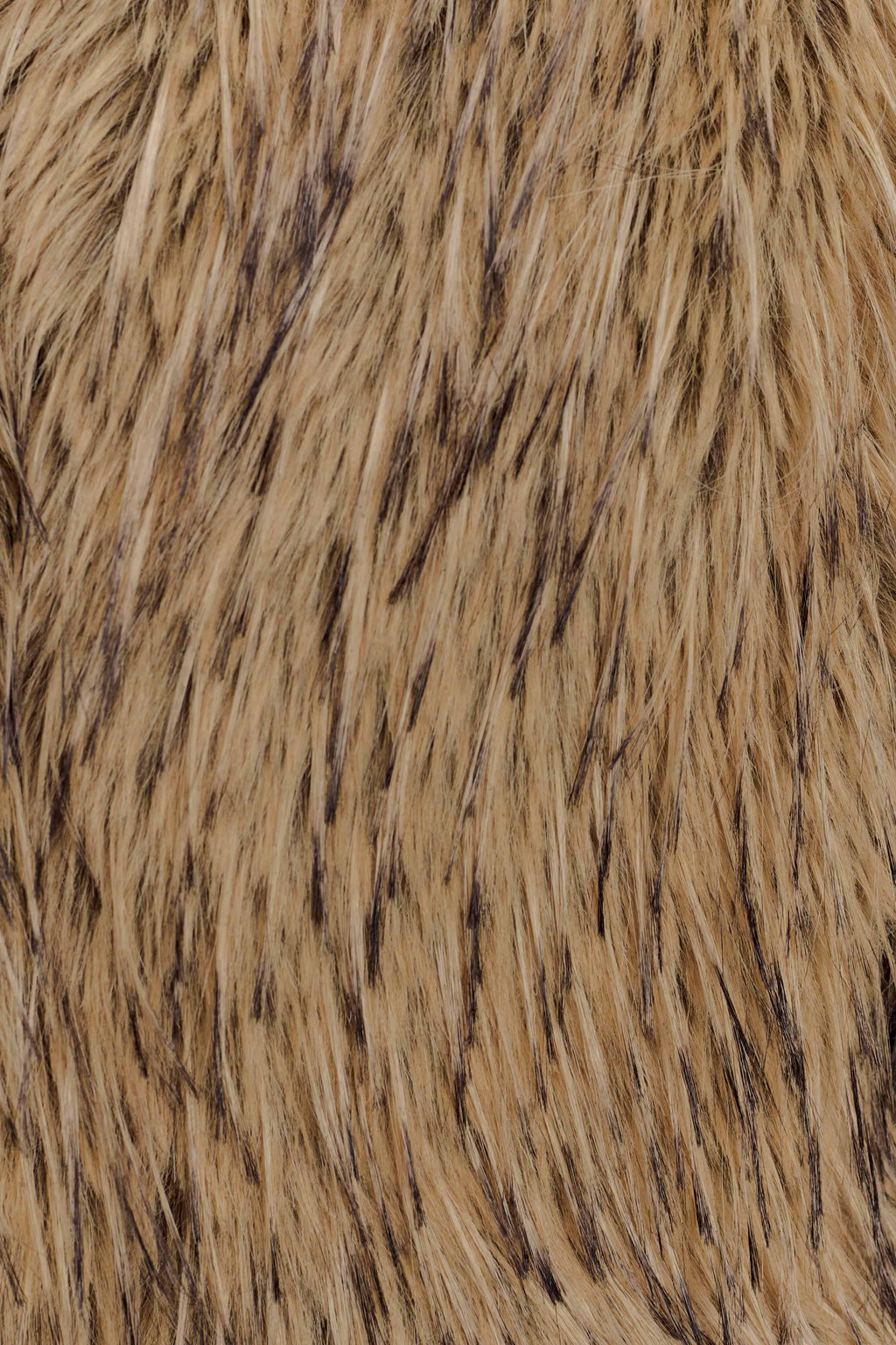 Ottie Mongolian Faux Fur Cropped Jacket in Brown Multi – Chic&Drifts