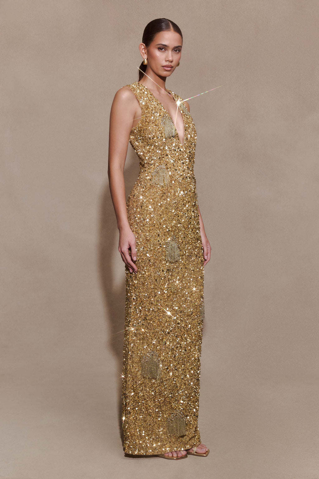 Astor Hand Embellished Maxi Dress