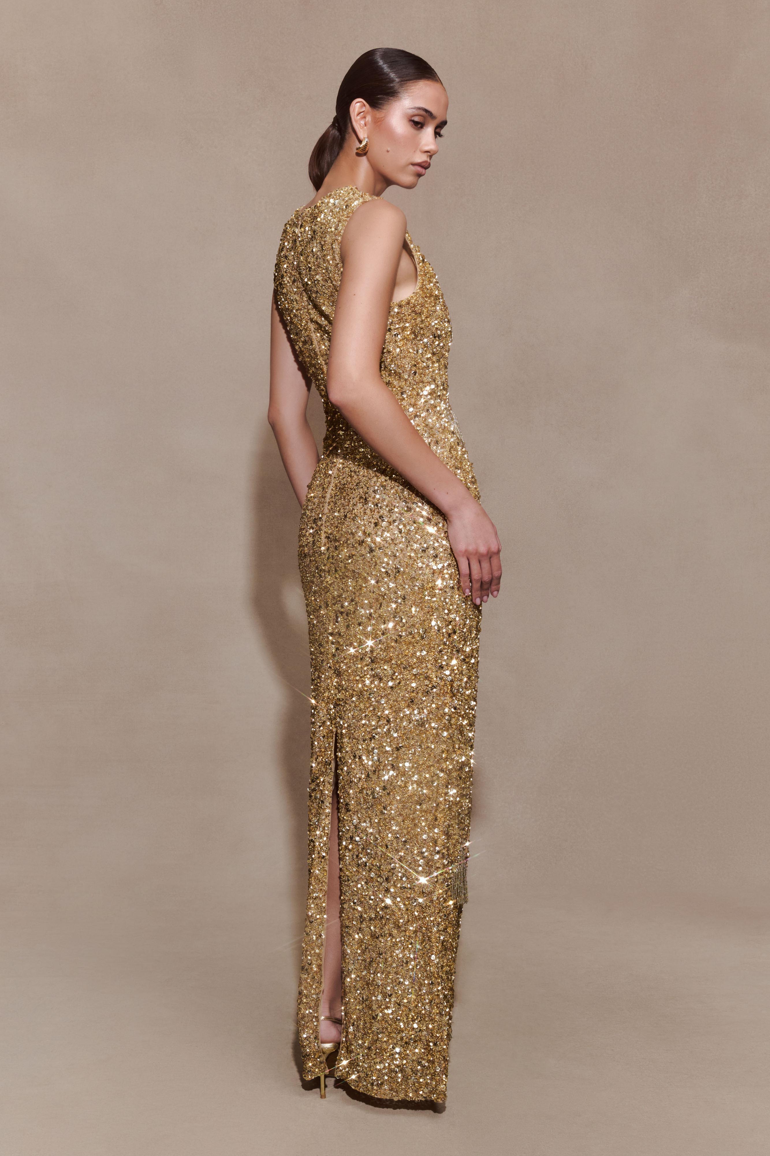 Astor Hand Embellished Maxi Dress