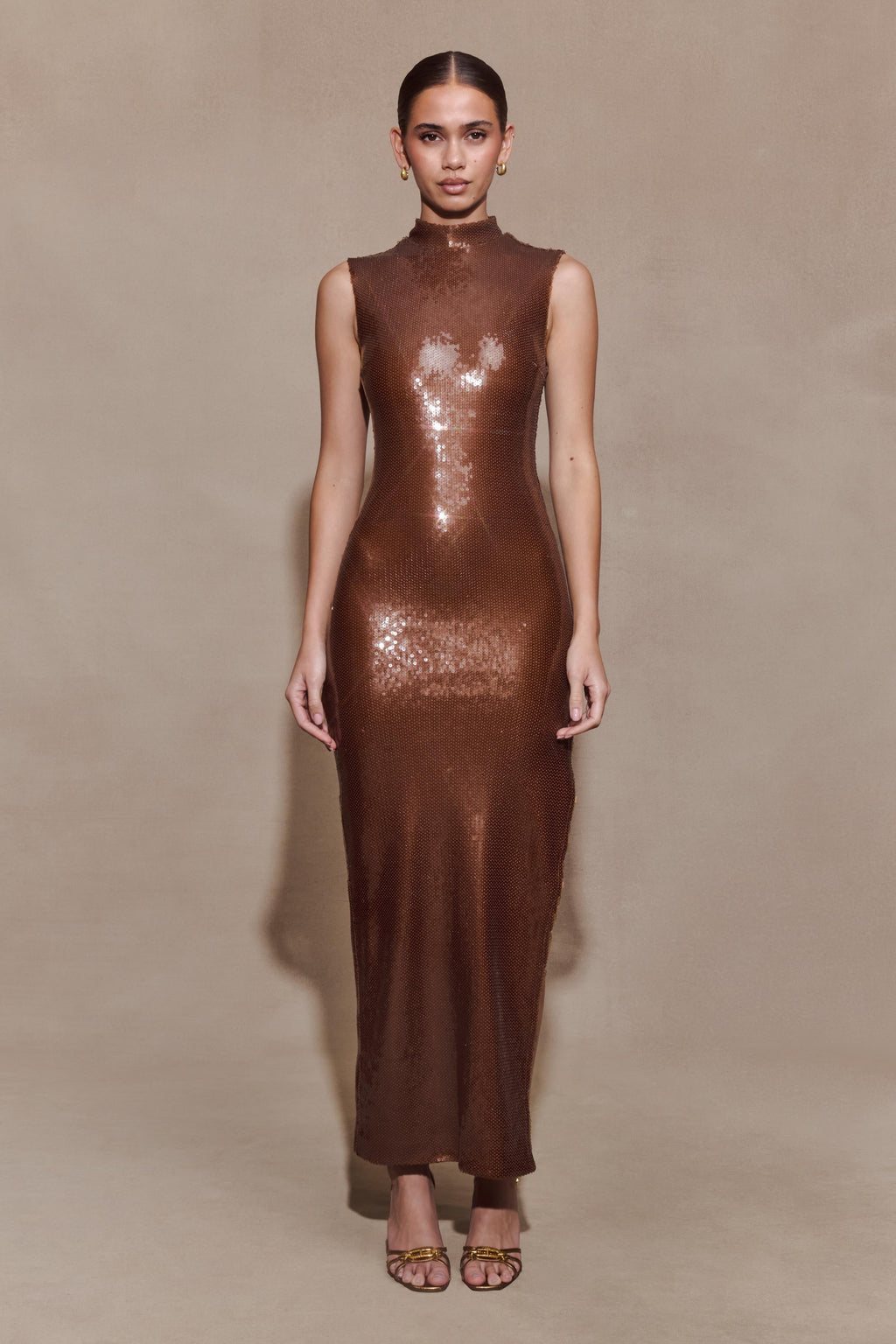 Veronica Sequin Midi Dress