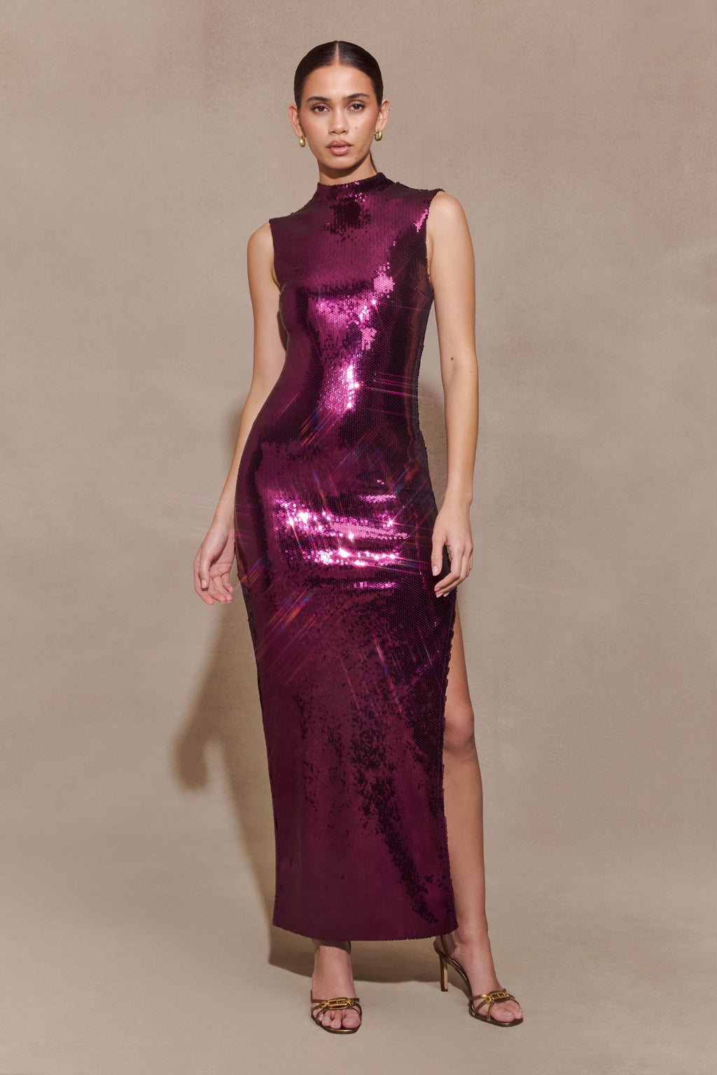 Veronica Sequin Midi Dress