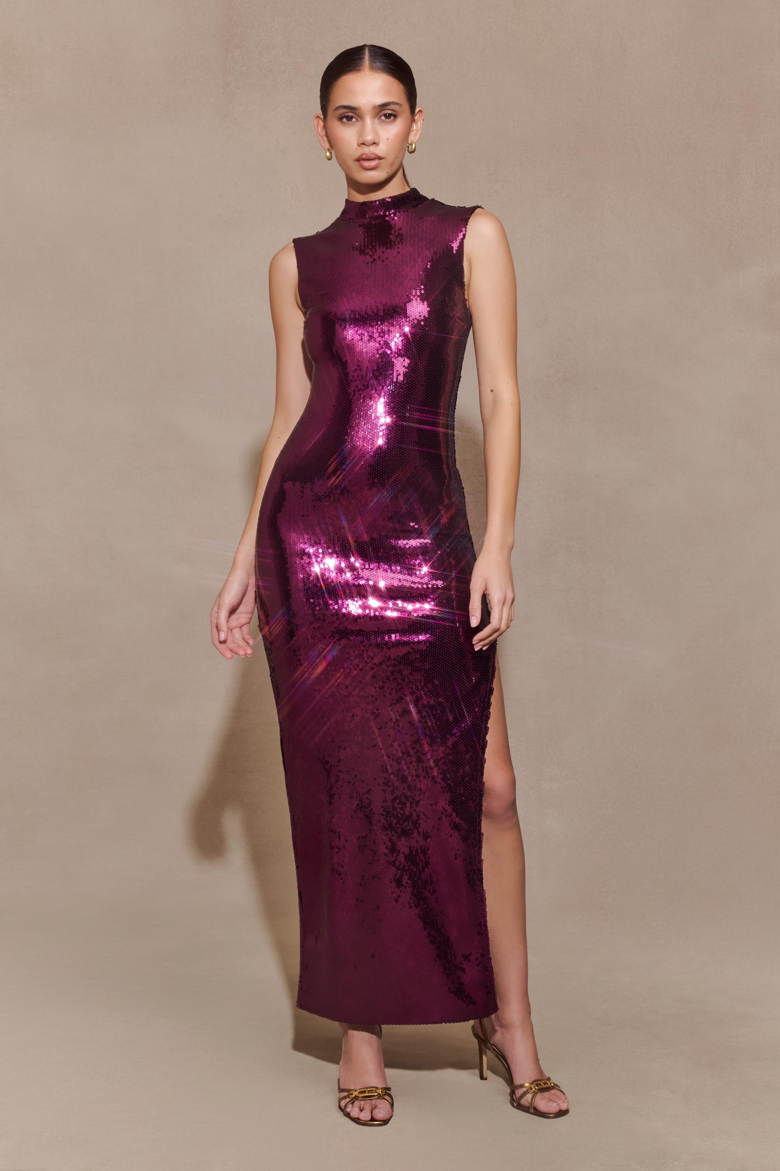 Veronica Sequin Midi Dress