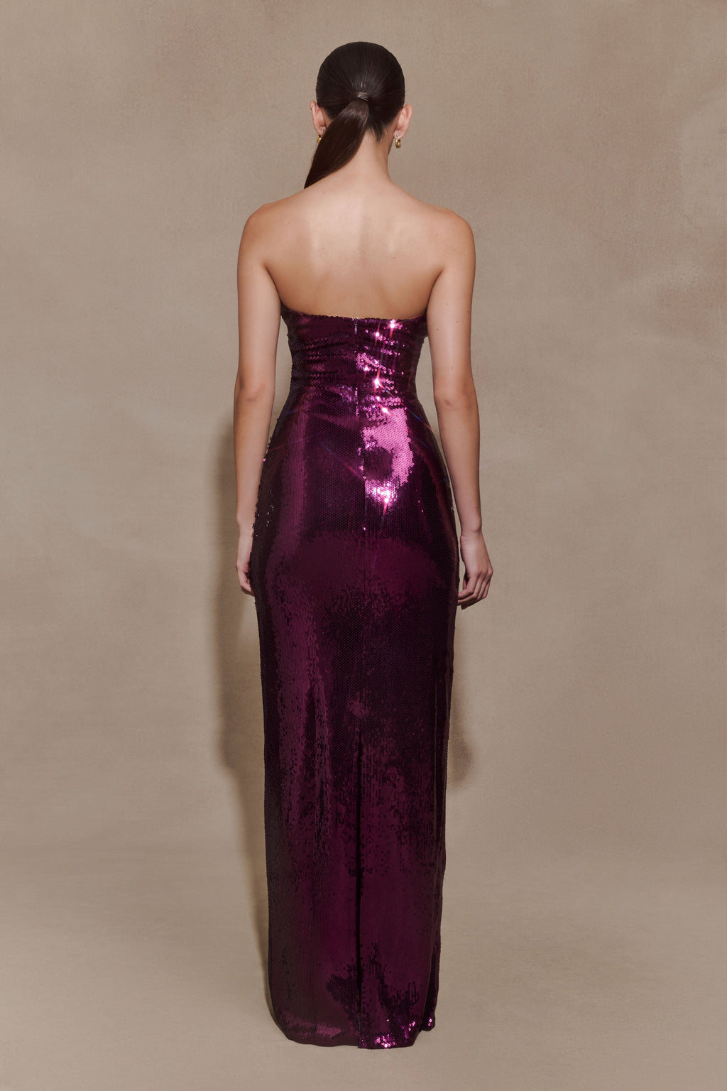 Winston Strapless Sequin Maxi Dress
