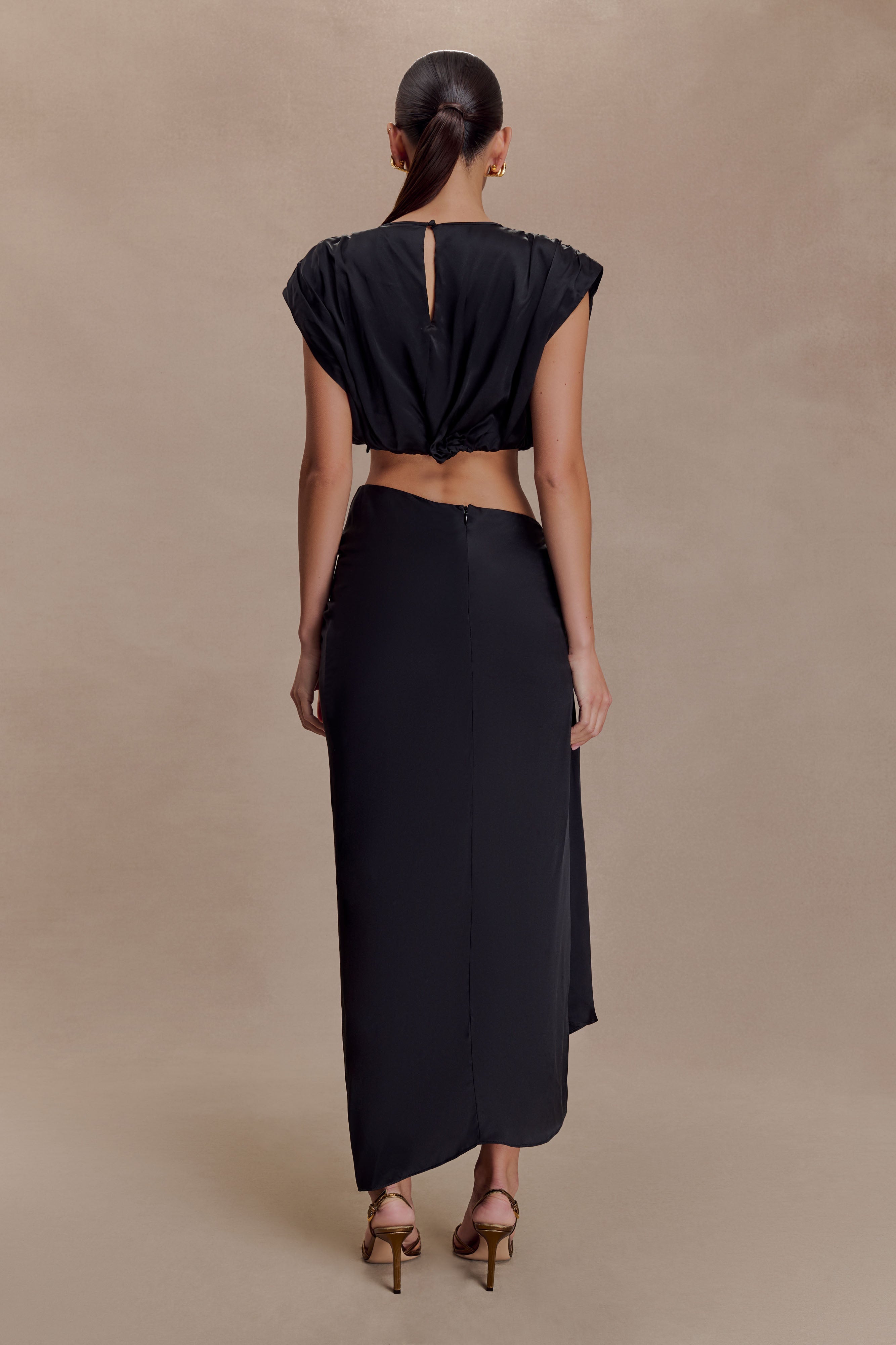 Zendaya Silk Midi Skirt