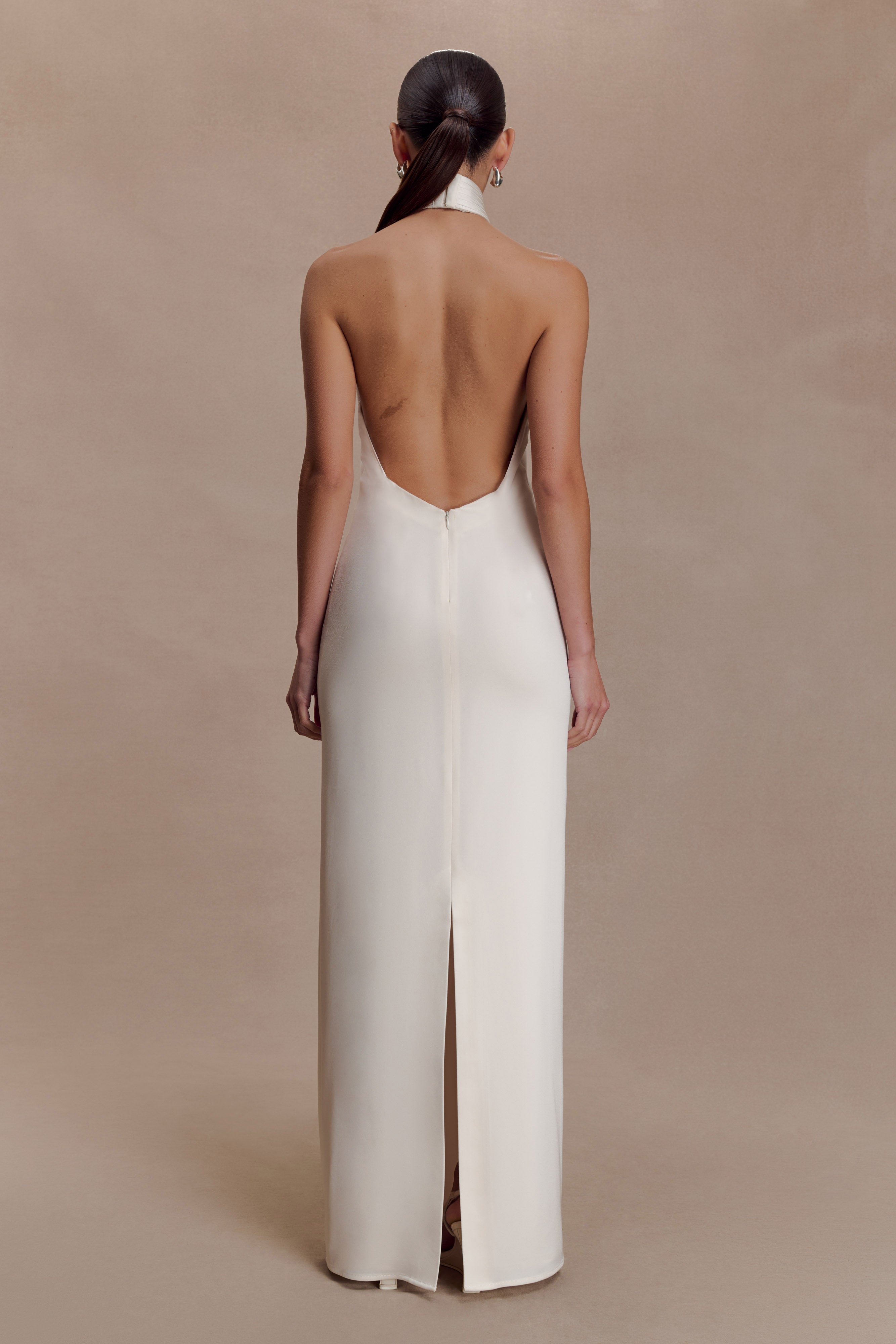 Freja Halter Maxi Dress With Hardware