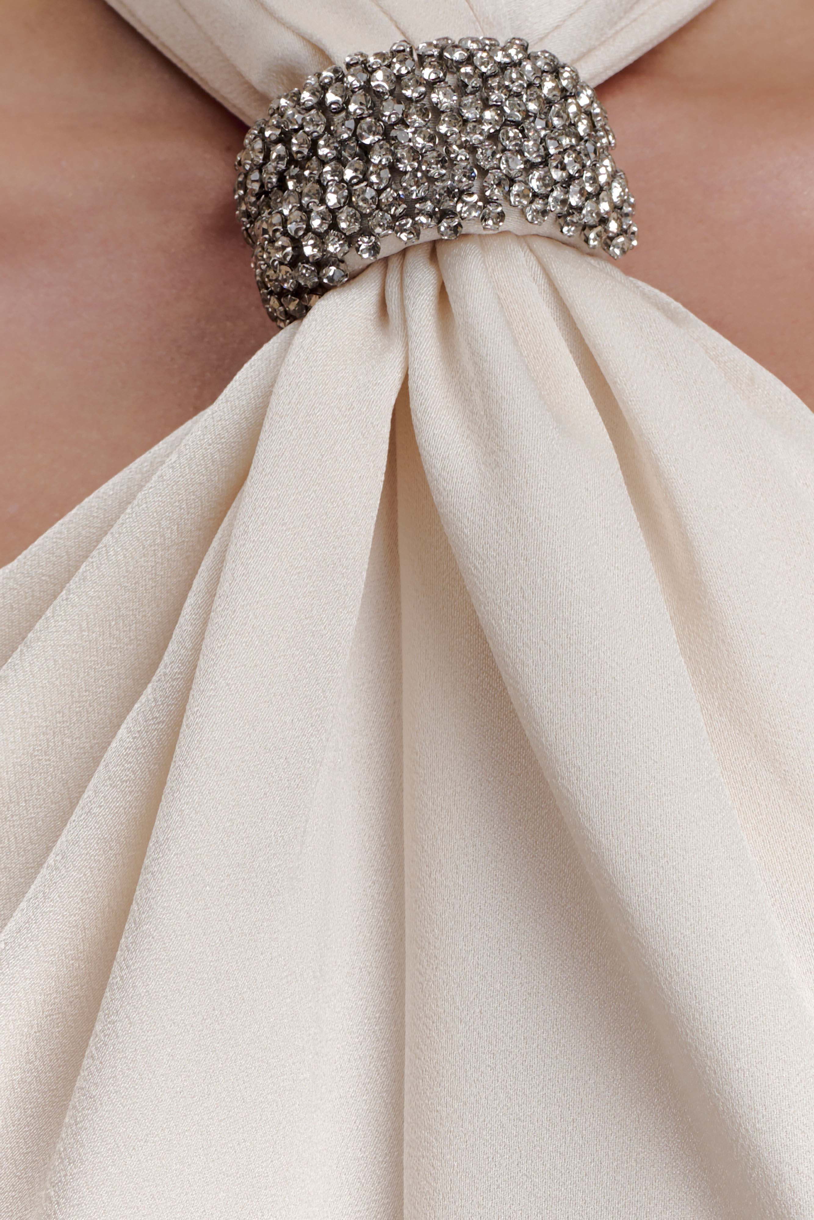 Freja Halter Maxi Dress With Hardware