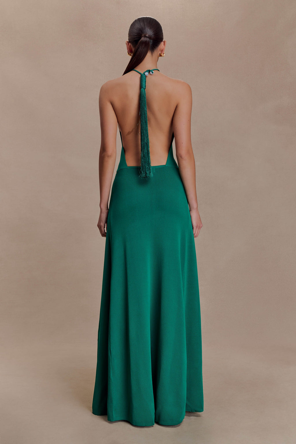 Meg Halter Tassel Maxi Dress
