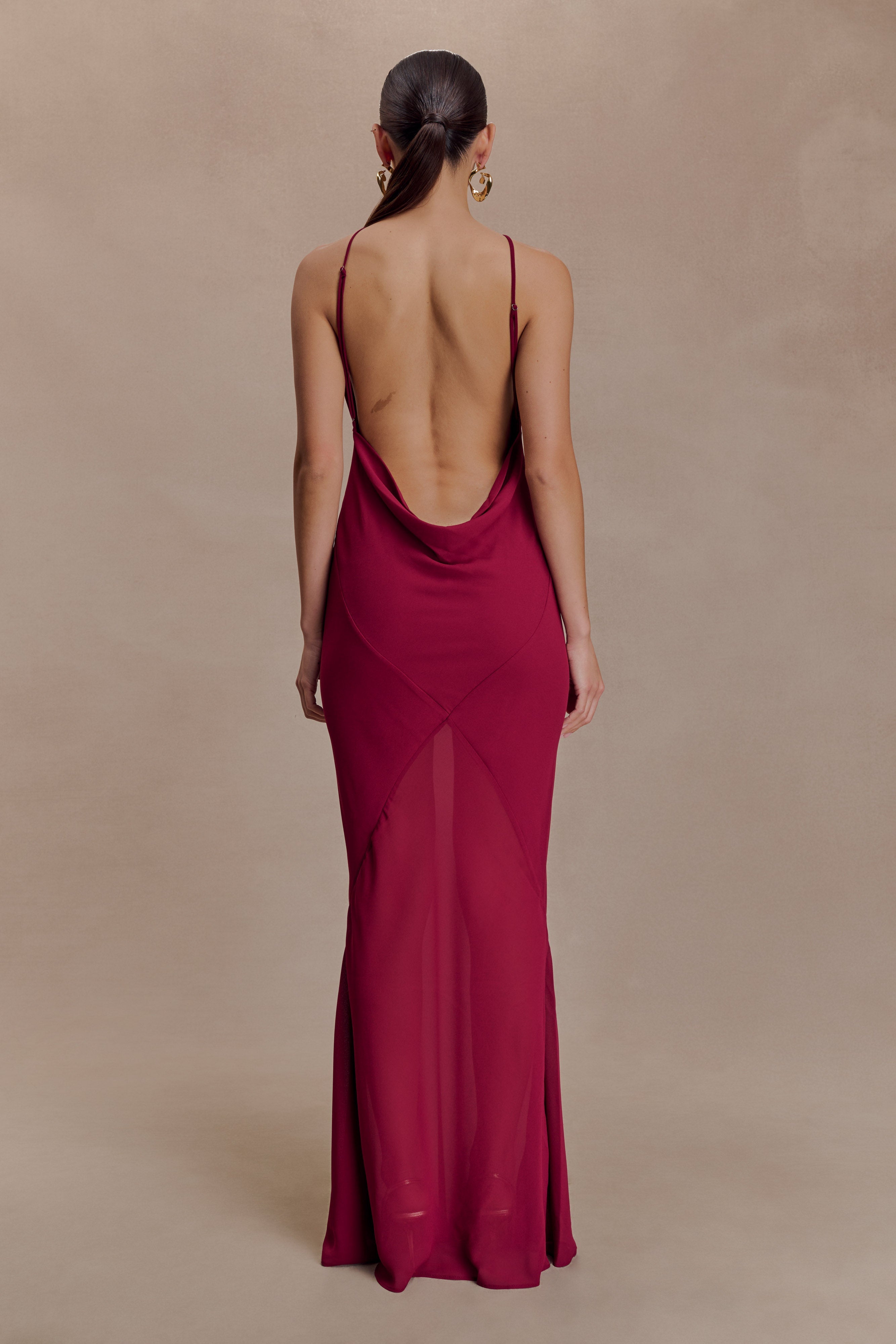 Nerea Slip Halter Maxi Dress