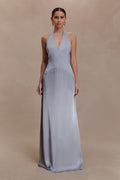 Maura Taffeta And Satin Maxi Dress