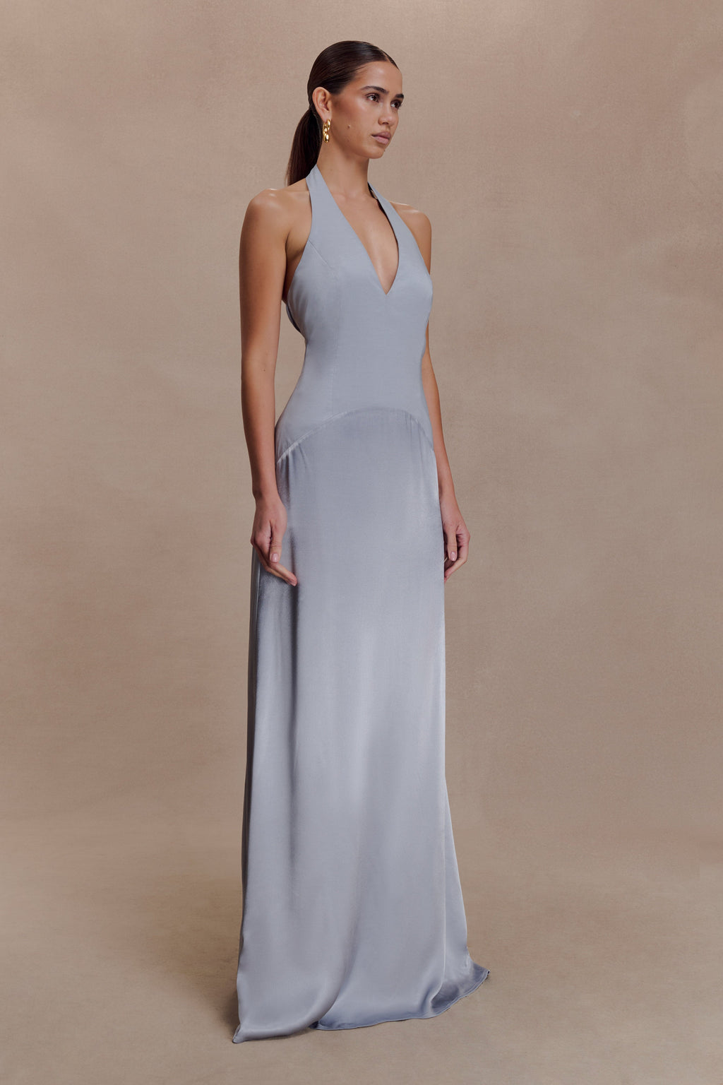 Maura Taffeta And Satin Maxi Dress
