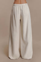 Gabby Straight Leg Linen Trousers in Natural – Chic&Drifts