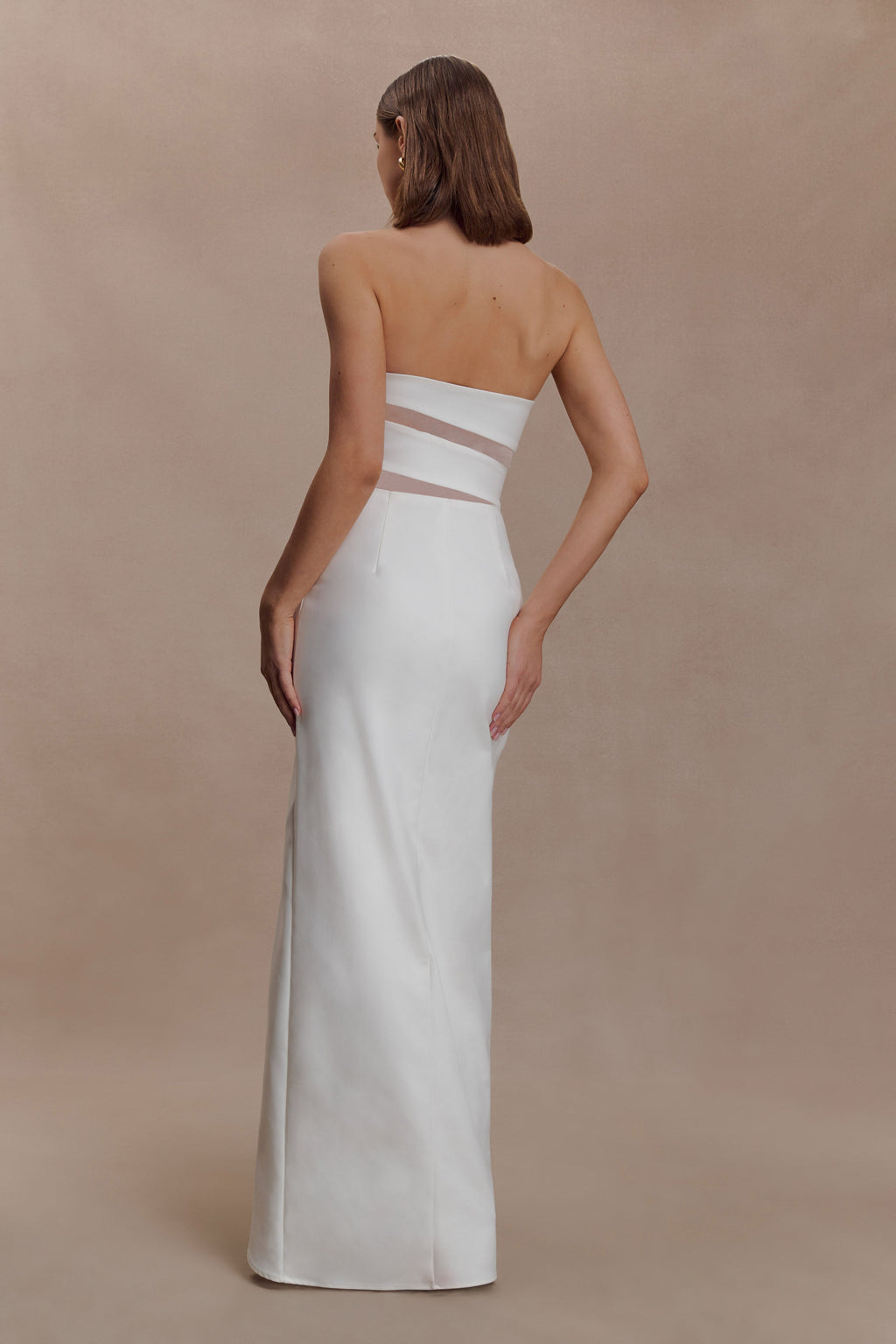 Paulina Cut Out Strapless Maxi Dress