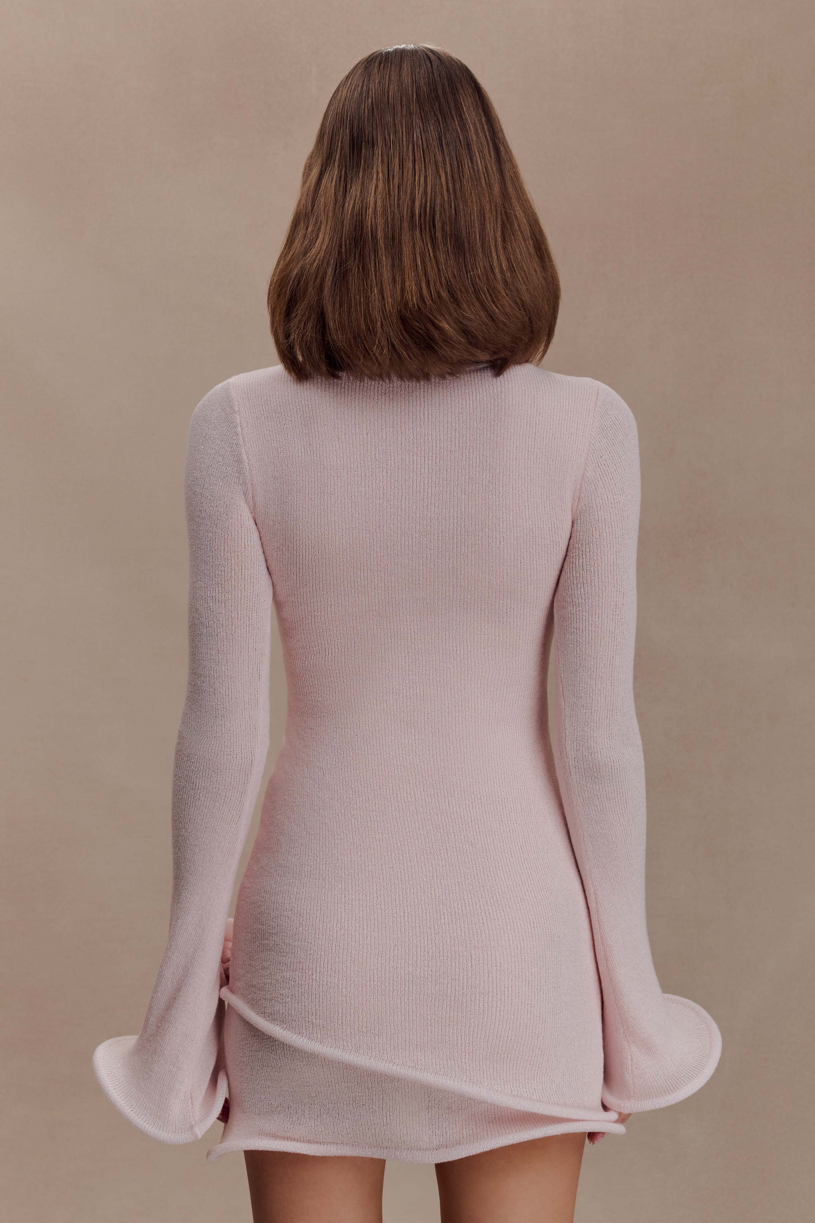 Samira Knit Long Sleeve Mini Dress