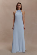 Abeda Cotton Maxi Dress With Hardware