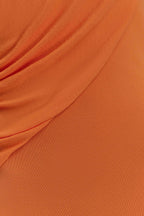 Elma Halter Knit Maxi Dress in Orange – Chic&Drifts