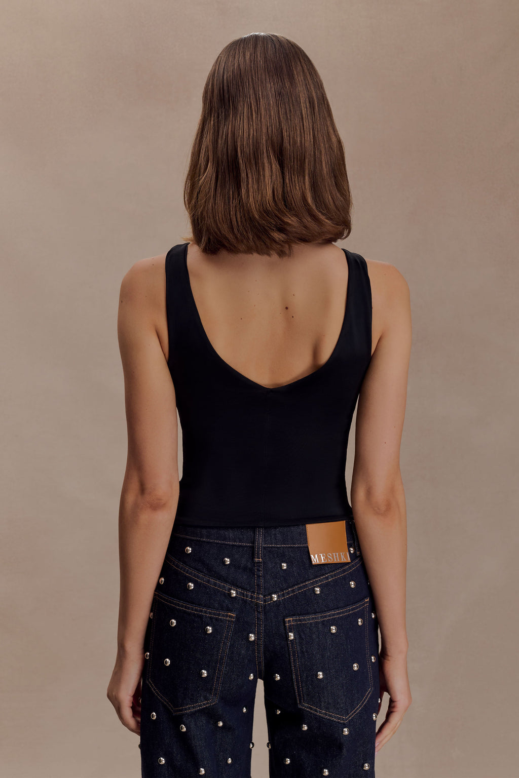 Spencer Slinky Top with Hardware in Black – Chic&Drifts