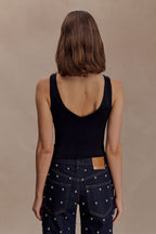Spencer Slinky Top with Hardware in Black – Chic&Drifts