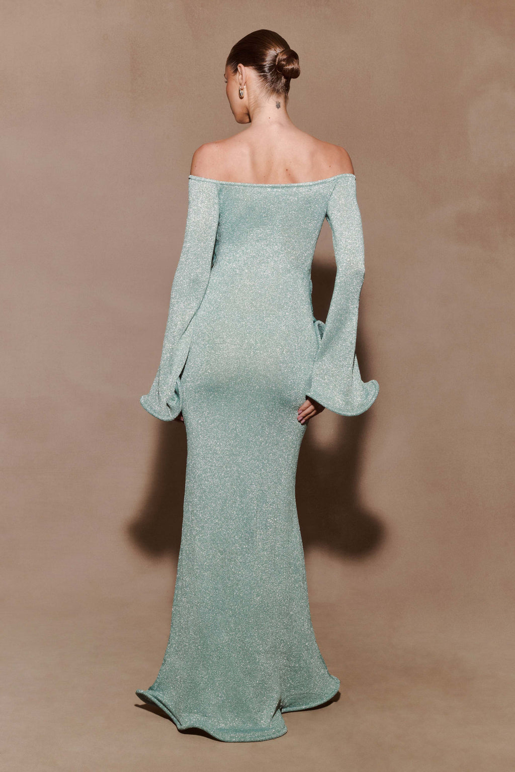 Sandrine Lurex Knit Maxi Dress
