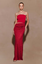 Jasiel Strapless Knit Maxi Dress in Black – Chic&Drifts