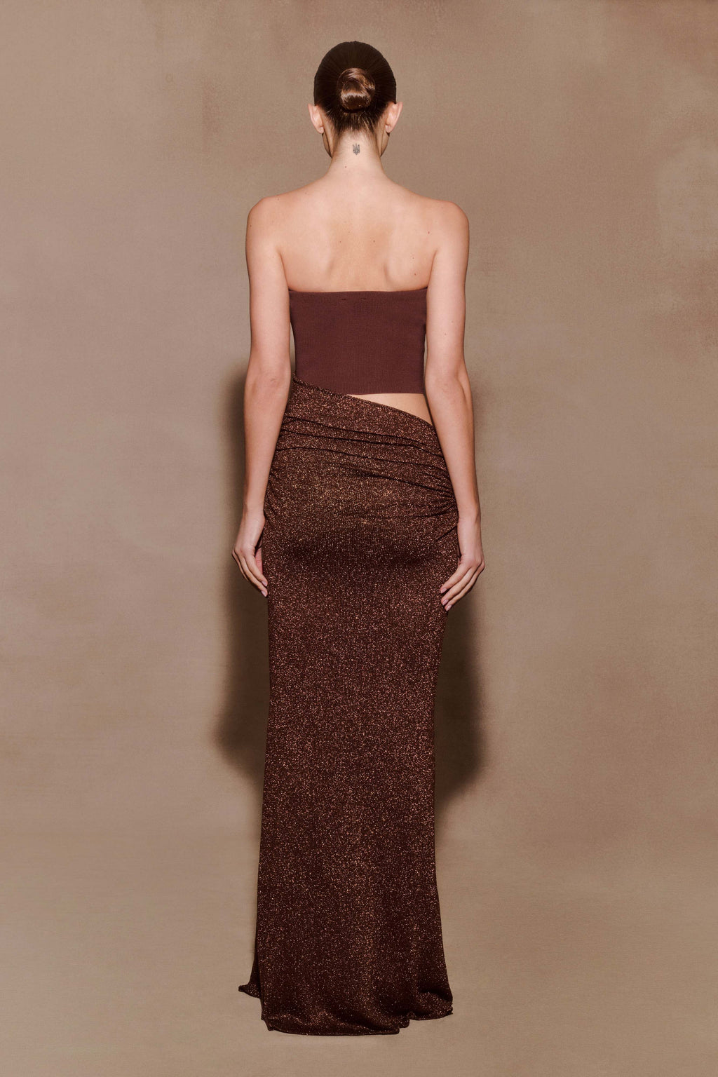 Jasiel Strapless Knit Maxi Dress in Black – Chic&Drifts