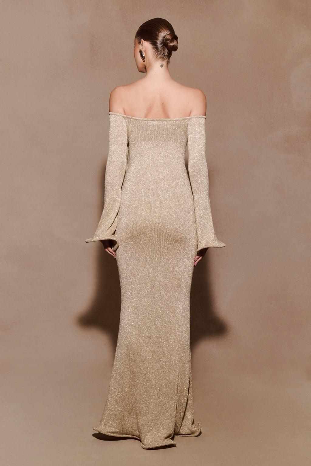 Sandrine Lurex Knit Maxi Dress in Aqua – Chic&Drifts