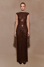 Samara Sleeveless Diamante Maxi Dress in Black – Chic&Drifts