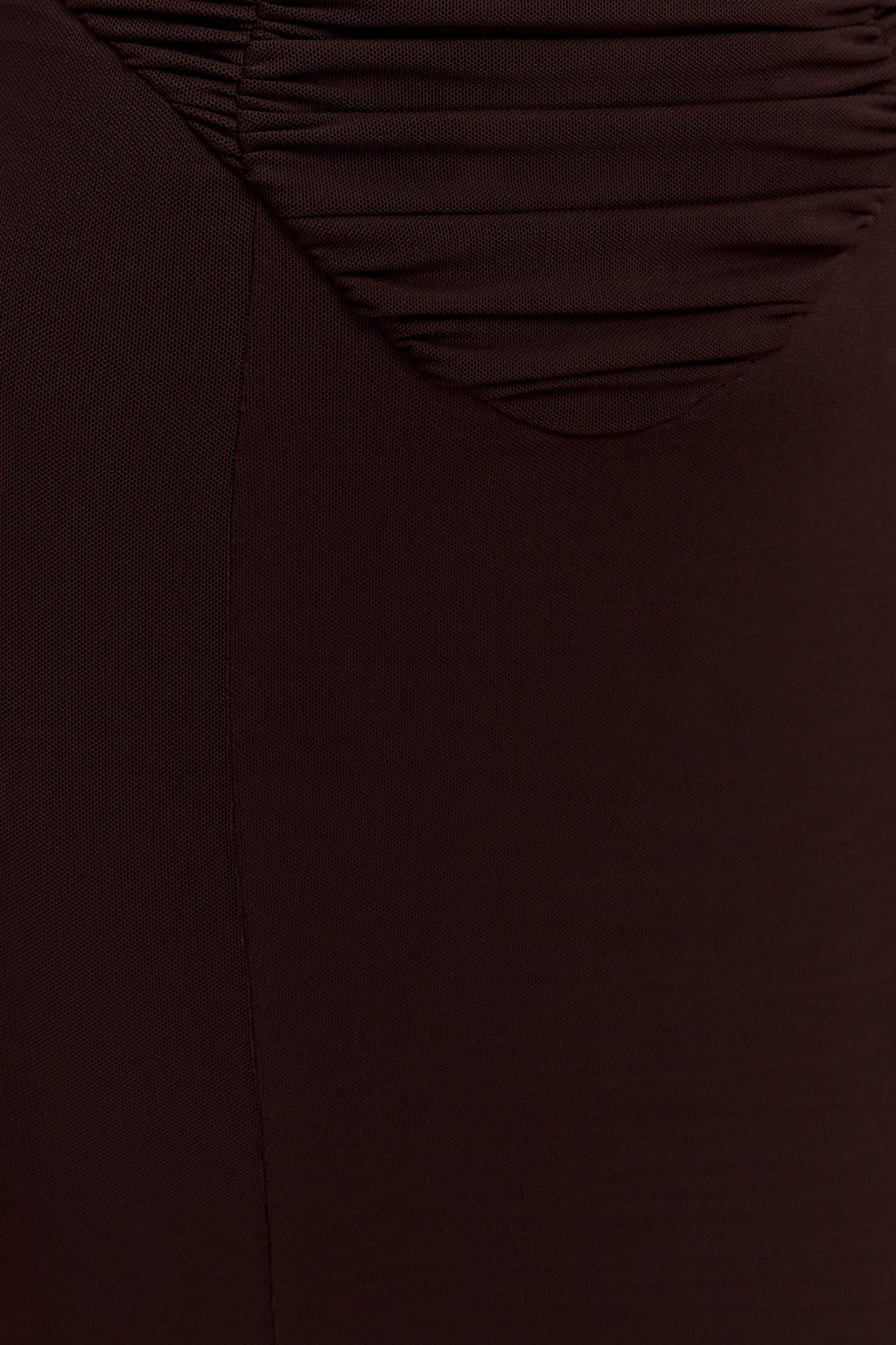 Willa Gathered Mesh Midi Dress