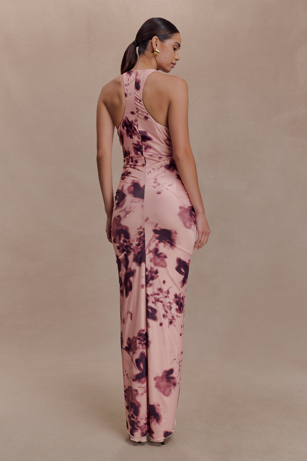 Alessandra Slinky Ruffle Maxi Dress
